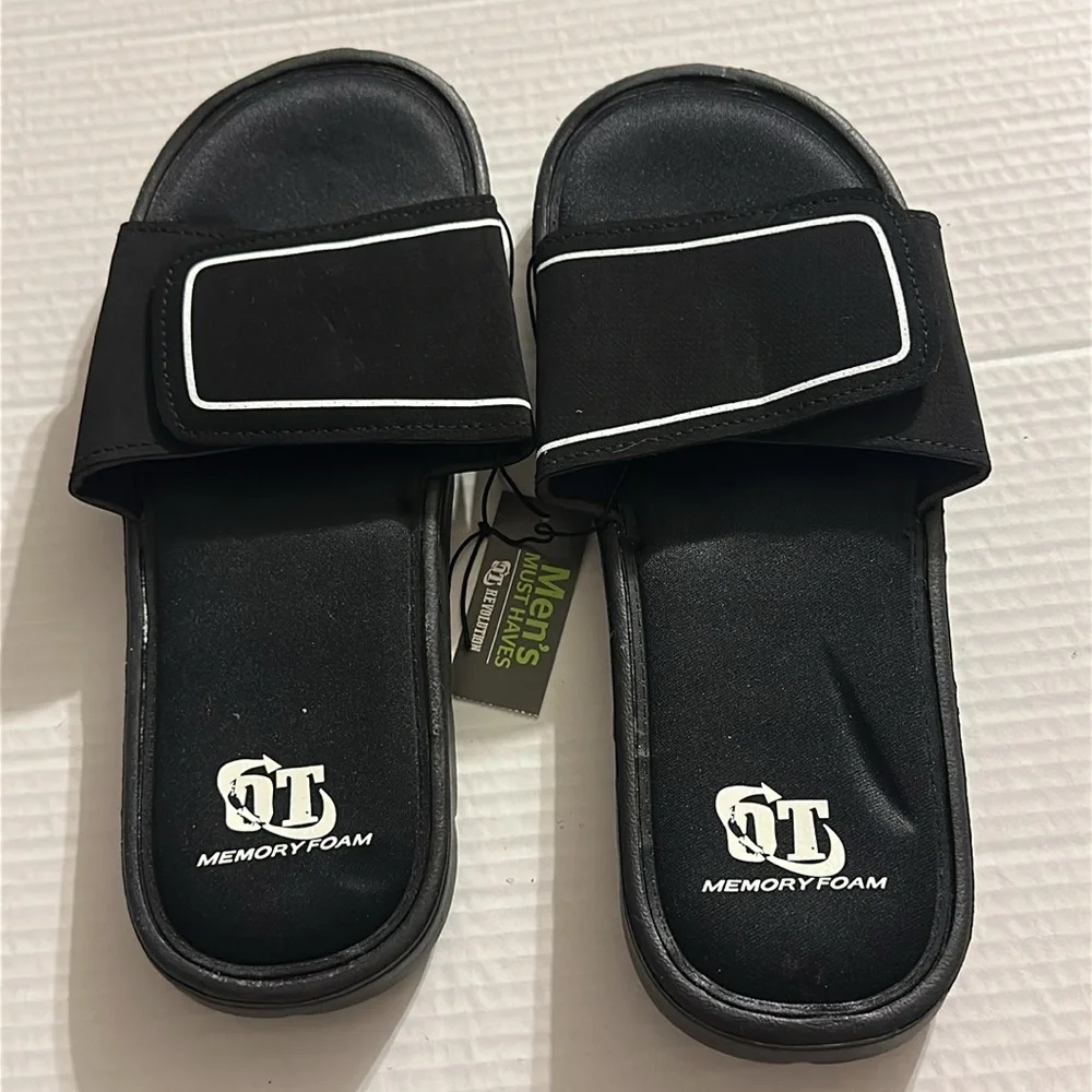 OT Revolution Memory Foam Slides/Sandals Size Medium 9/10